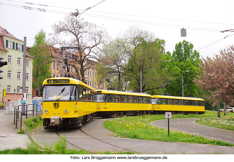 Die Straßenbahn in Dresden - Haltestelle Nöthnitzer Straße