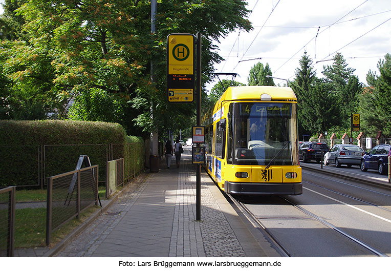 Straßenbahn Dresden - Haltestelle Jüngststraße