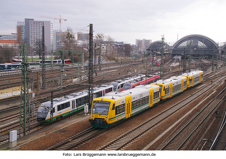 ODEG Regio Shuttle in Dresden Hbf im Einsatz für Trilex