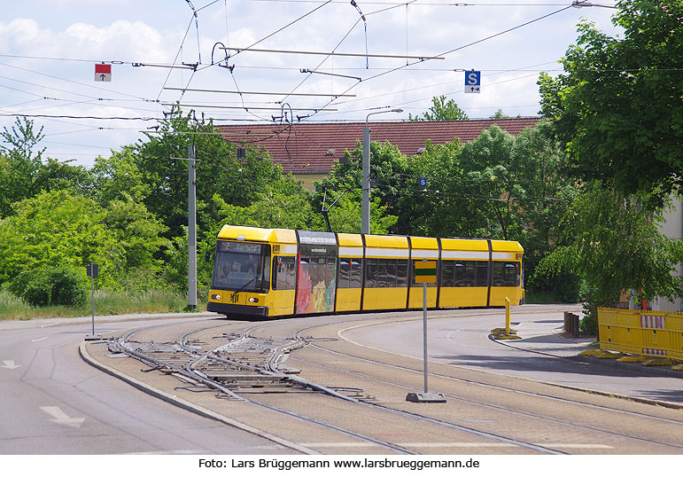 Die Straßenbahn in Dresden - Kletterweiche