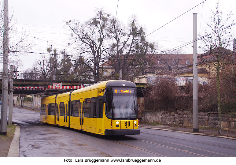 Straßenbahn Dresden - Haltestelle Julius-Otto-Straße