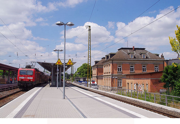 Der Bahnnhof Coswig - Ein Halt der S-Bahn Dresden
