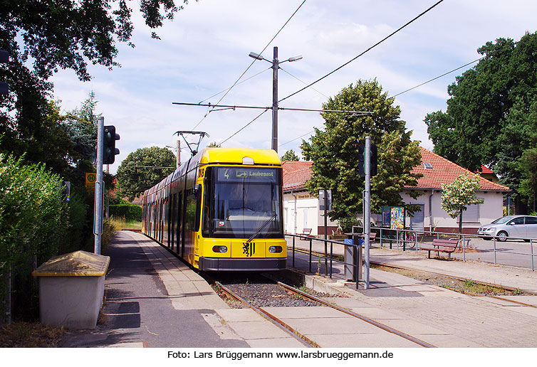 Die Straßenbahn in Dresden - Endhaltestelle Weinböhla