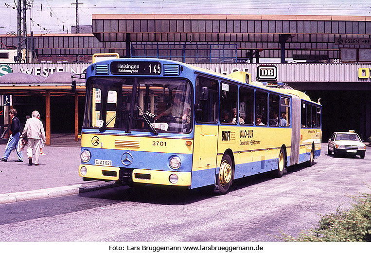 Der Duo Bus in Essen von der EVAG