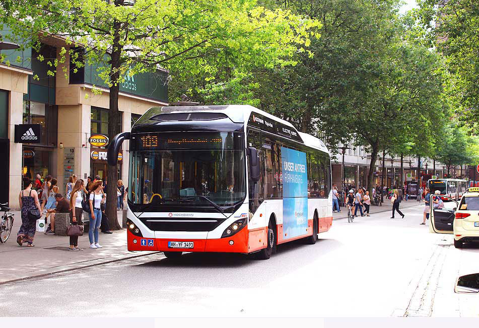 Fotos Volvo Busse bei der Hamburger Hochbahn