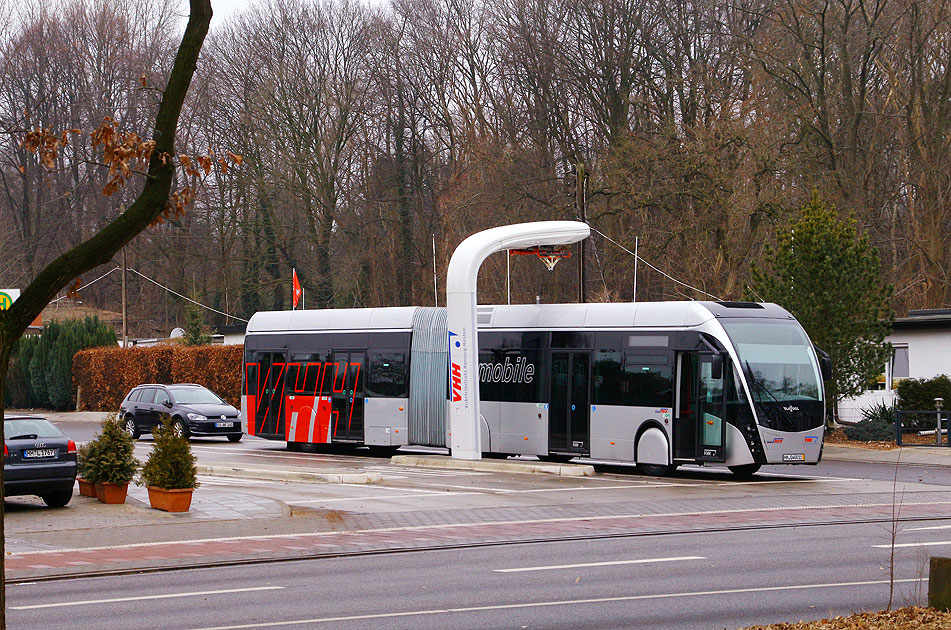Elektromobilität: E-Bus in Hamburg von der VHH in Lurup