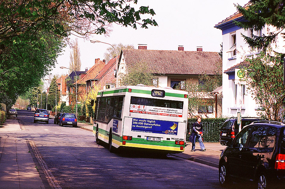 Stadtverkehr in Minden ein Bus von VMR