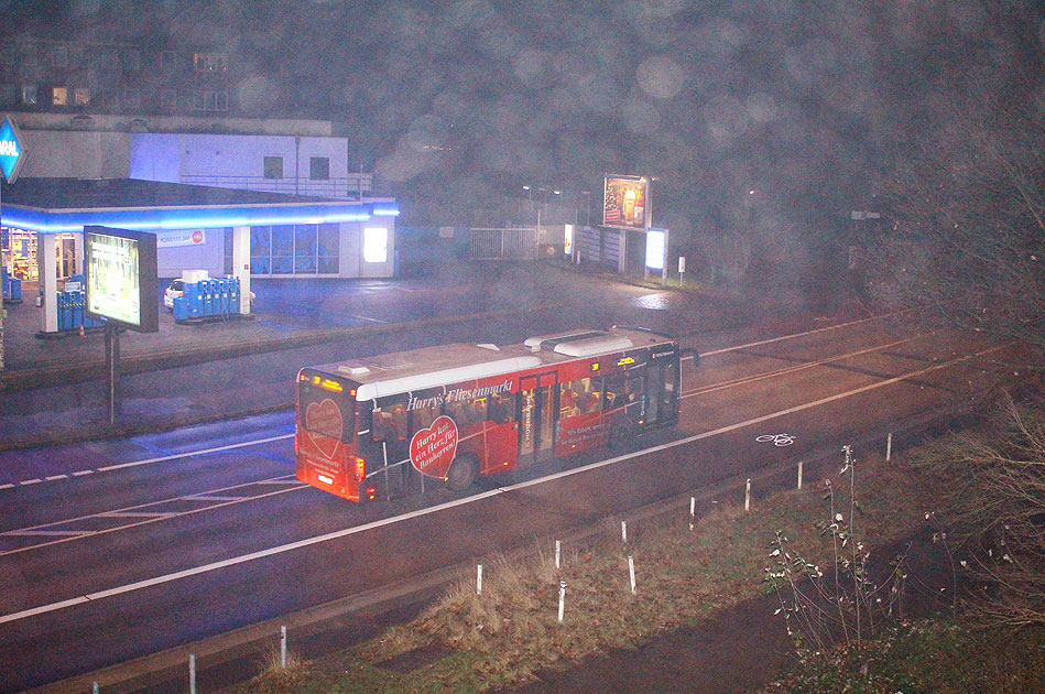 Der letzte Schnellbus in Hamburg