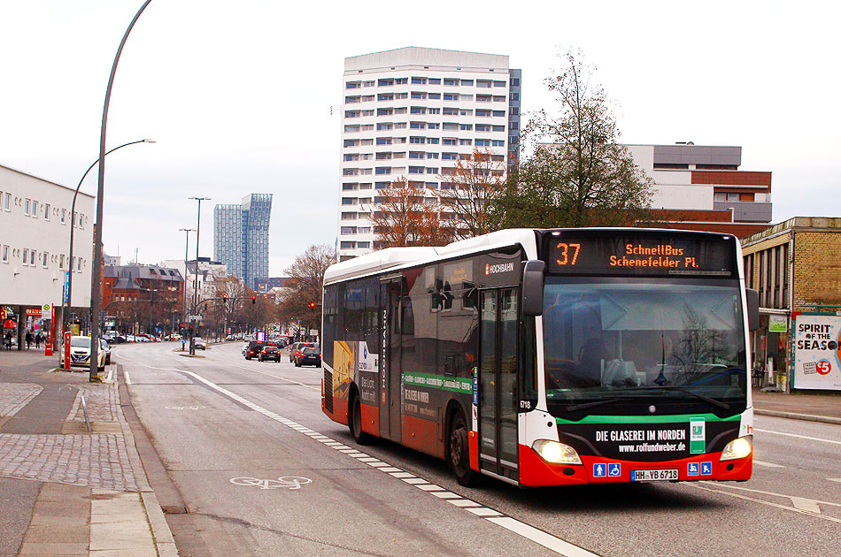 Abschied vom Schnellbus in Hamburg