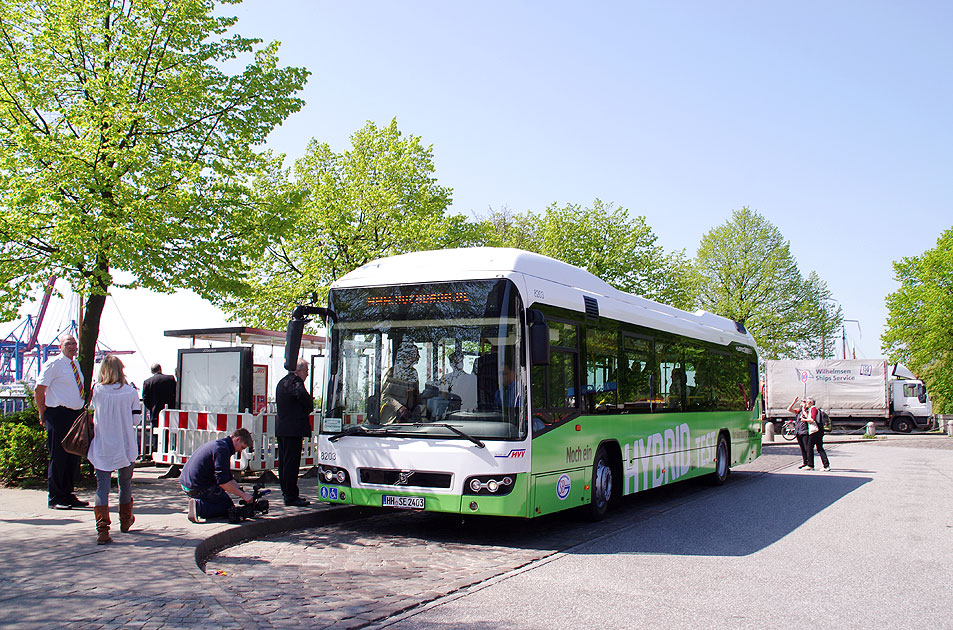 Hybrid Bus bei einer SBG Süderelbe Busgesellschaft