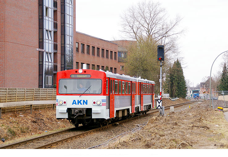 Die AKN Eisenbahn AG in Hamburg-Schnelsen