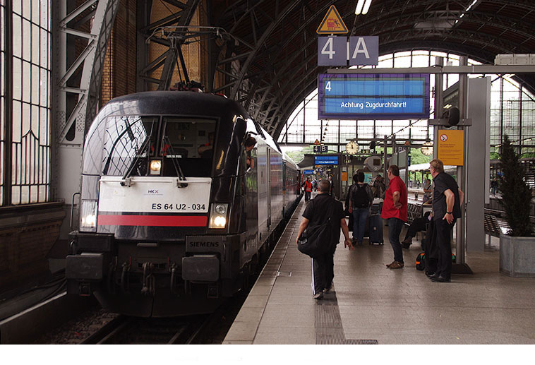 eine Probefahrt vom HKX - Hamburg-Köln-Express