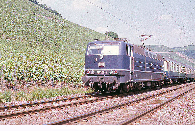 Die DB Baureihe 181 im Saarland