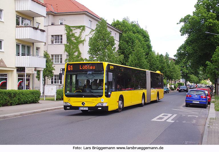Dresden Bushaltestelle Schlüterstraße - DVB Bus in Dresden