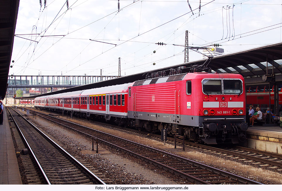 DB Baureihe 143 in Ulm Hbf
