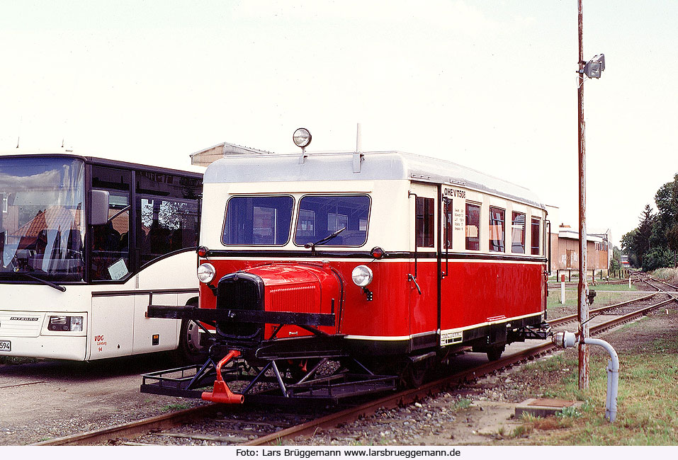 Der Wismarer Schienenbus der OHE im EAW Bleckede