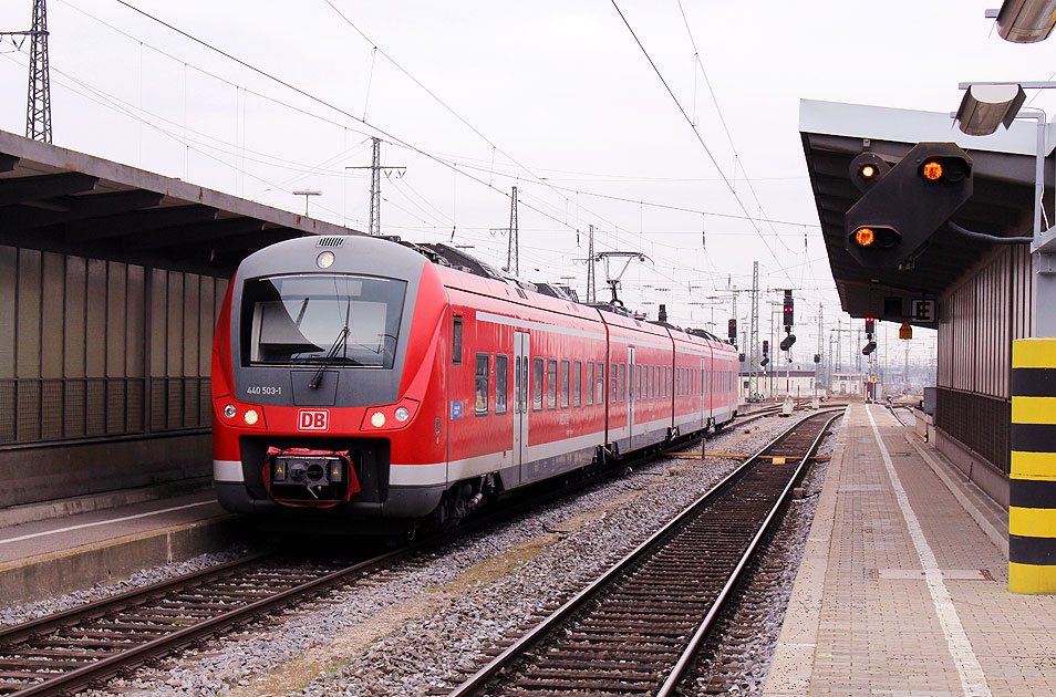 DB Baureihe 440 in Augsburg Hbf
