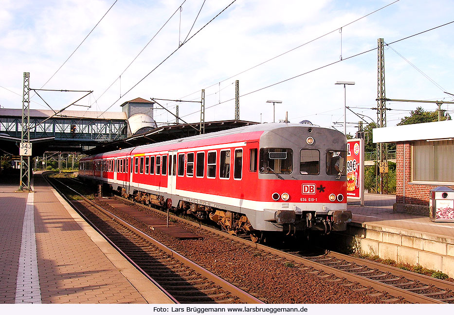 DB Baureihe 634 im Bahnhof Hamburg-Harburg