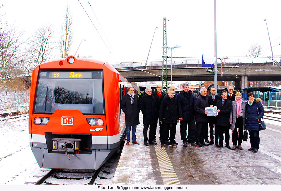 DerJubiläumszug 10 Jahre S-Bahn nach Stade