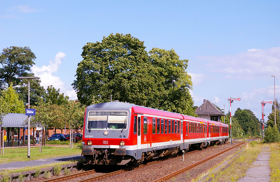 Bahnhof Soltau - Heidebahn - DB Baureihe 628