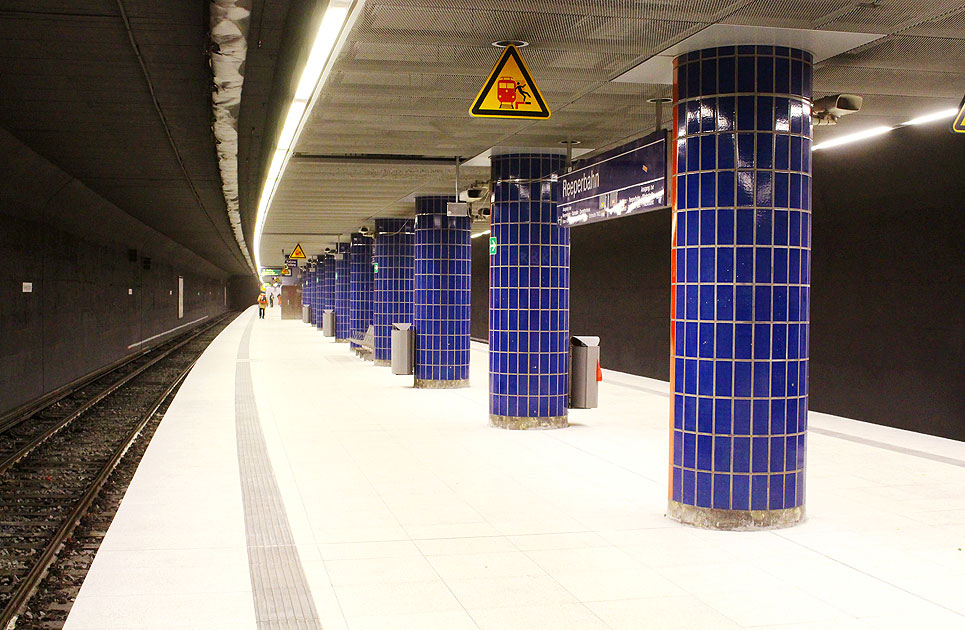 Die Modernisierungsphase vom Bahnhof Reeperbahn der S-Bahn Hamburg
