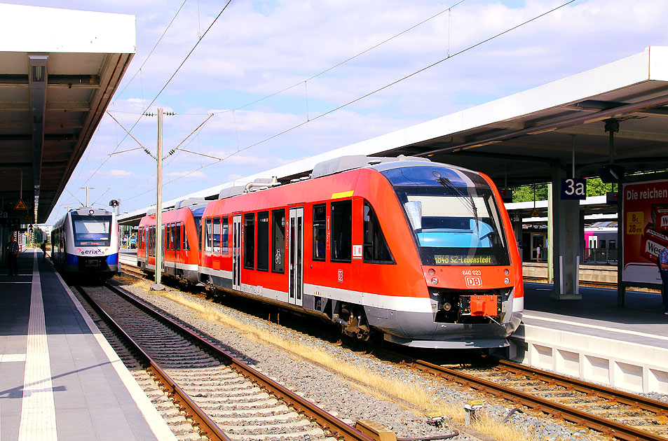 Die DB Baureihe 640 in Braunschweig Hbf