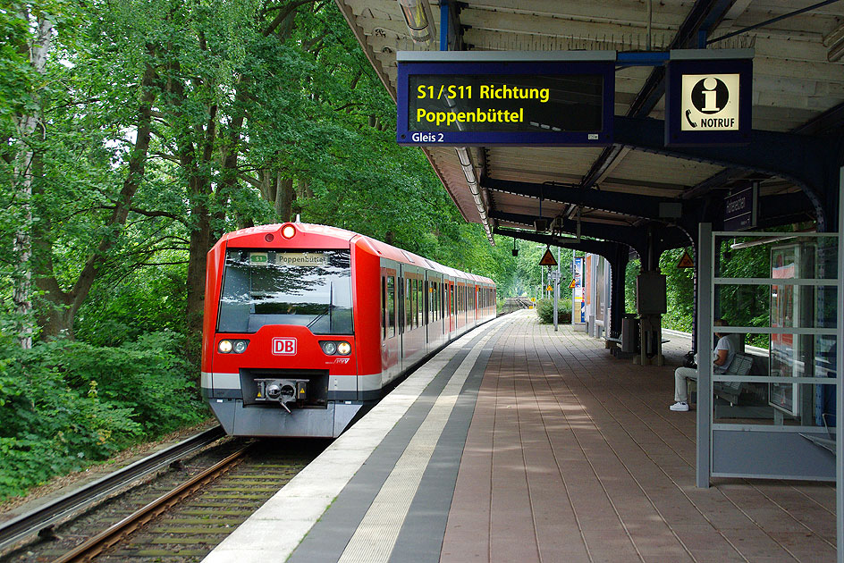 S-Bahn Bahnhof Hamburg Hoheneichen