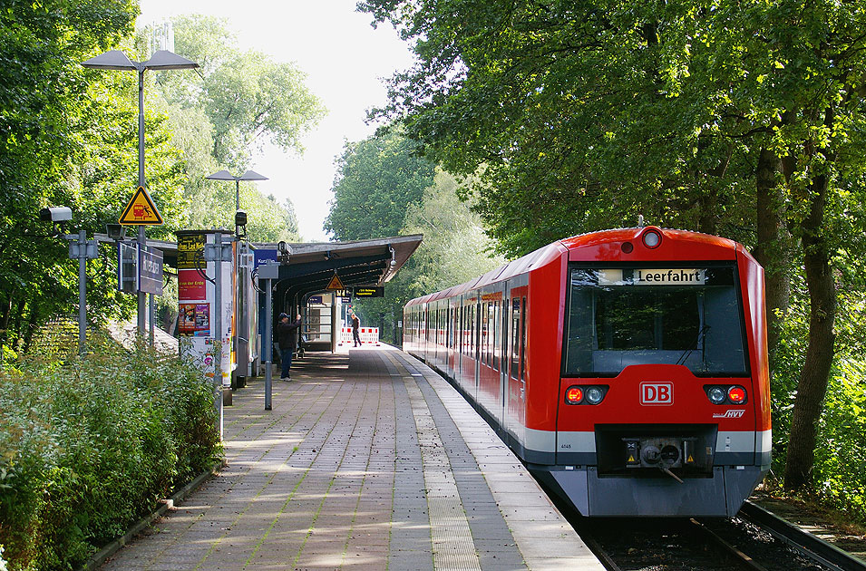 Bahnhof Hamburg Hoheneichen - S-Bahn Hamburg - Baureihe 474