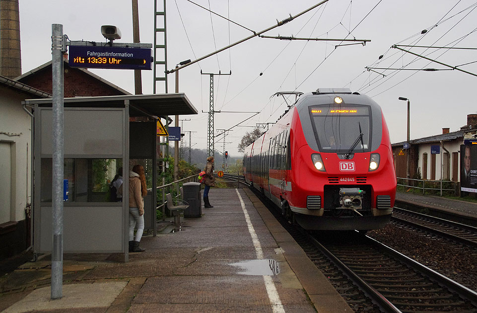 Eine Hamsterbacke oder offiziell ein Talent 2 im Bahnhof Dresden-Cotta