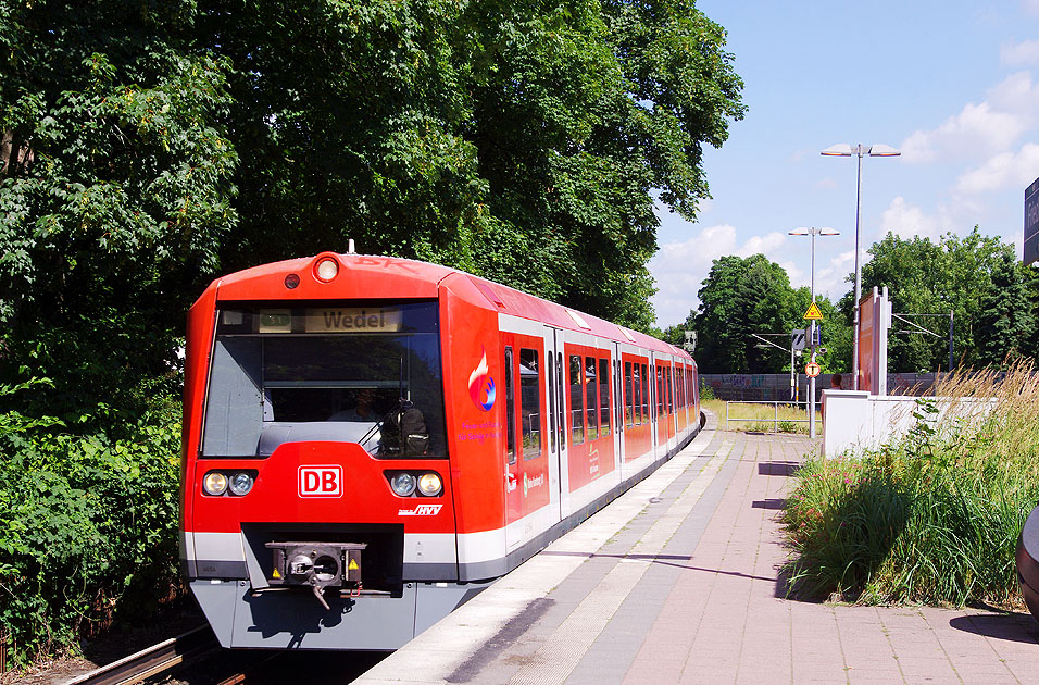 S-Bahn Hamburg Bahnhof Friedrichsberg - DB Baureihe 474