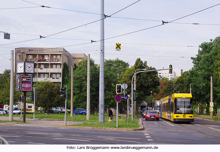 Straßenbahn Dresden - Haltestelle Blasewitzer- / Fetscherstraße