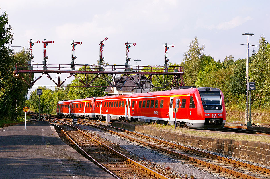 Die DB Baureihe 612 im Bahnhof Bad Harzburg