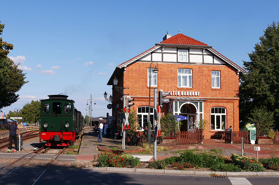 Das Bahnhofsgebäude von Bruchhausen-Vilsen