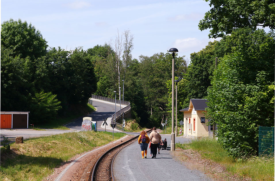 Der Bahnhof Schmiedeberg-Naundorf