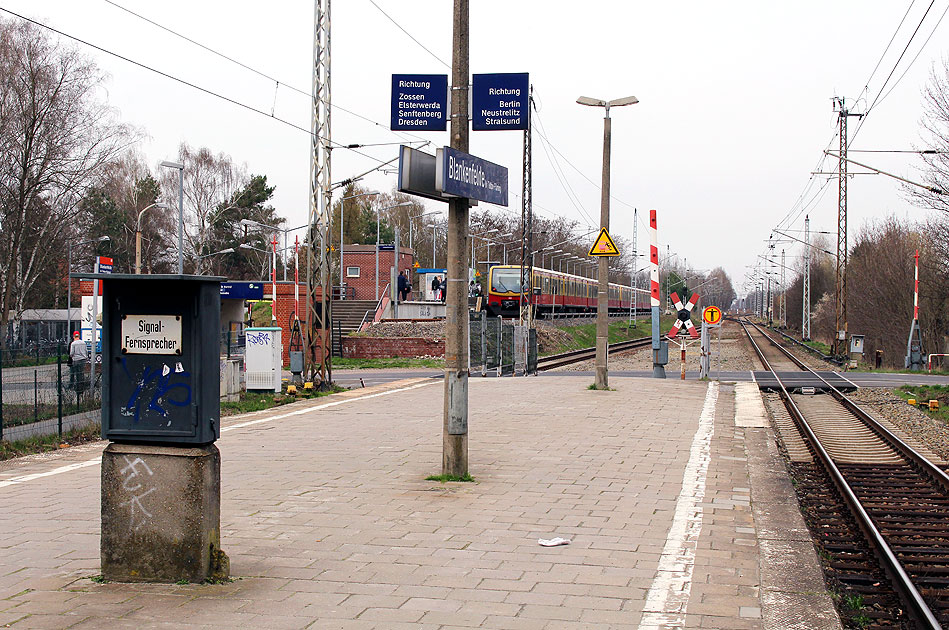 Der Bahnhof Blankenfelde bei Berlin