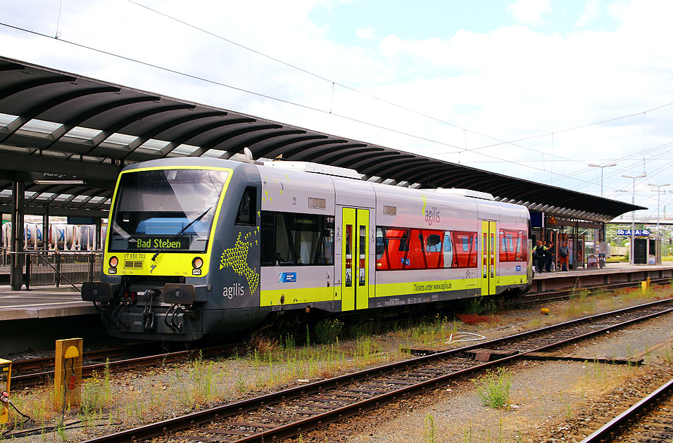 Foto Agilis Baureihe 650 in Hof Hbf