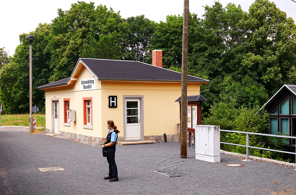 Der Bahnhof Schmiedeberg-Naundorf