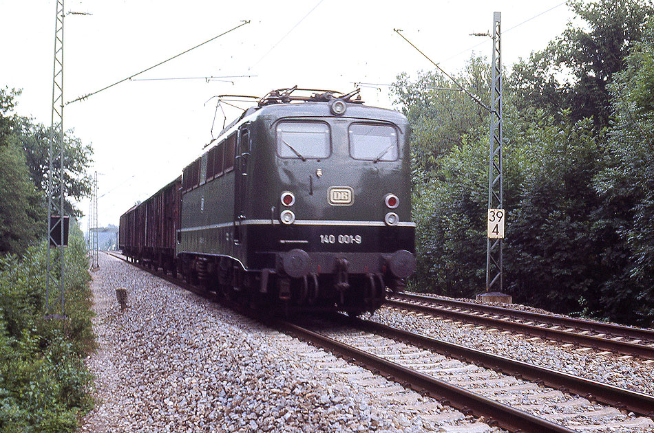 DB Baureihe 140 in Bayern - die 140 001-9