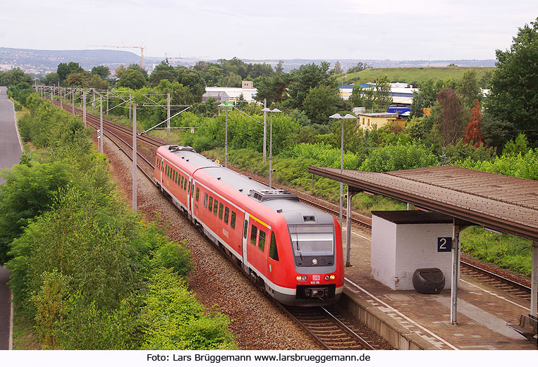 DB Baureihe 612 im Bahnhof Dresden Industriegelände