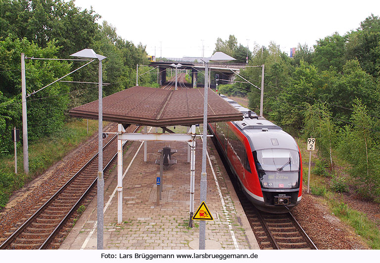 Haltepunkt Dresden Industriegelände - DB Baureihe 642