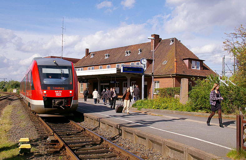 DB Baureihe 648 - ein Lint im Bahnhof Büchen
