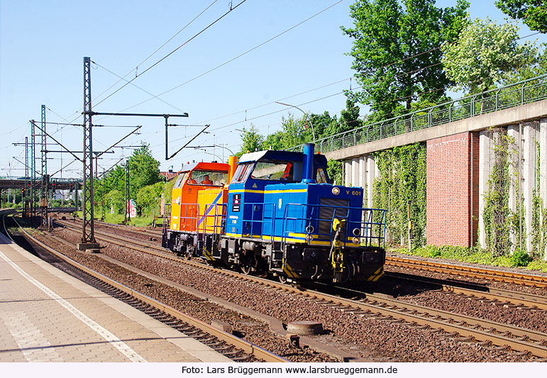 Die MWB V 601 - vormals DSB MK 601 in Hamburg-Harburg