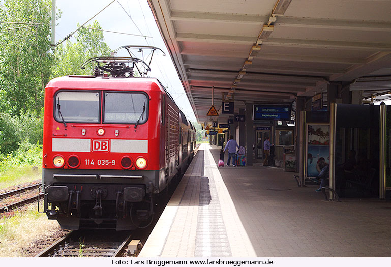 DB Baureihe 114 in Braunschweig Hbf