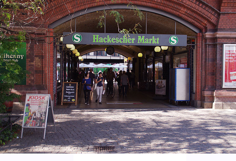 Bahnhof Hackescher Markt in Berlin