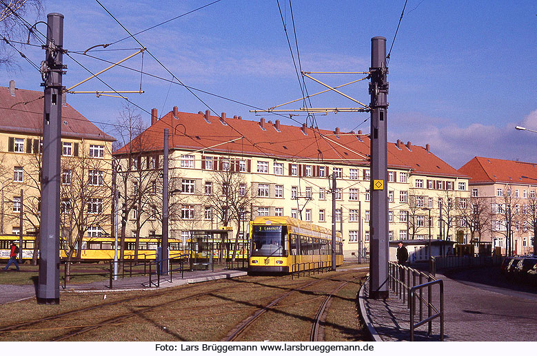 Die Straßenbahn in Dresden - Haltestelle Plauen Nöthnitzer Straße