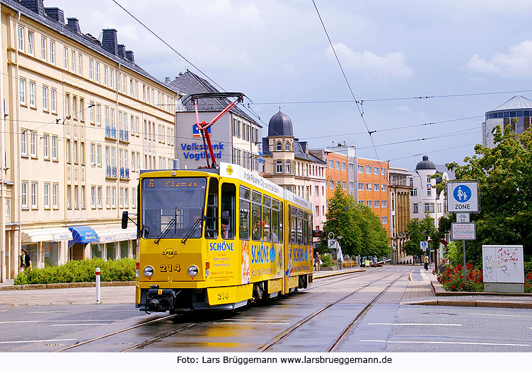 Die Straßenbahn in Plauen
