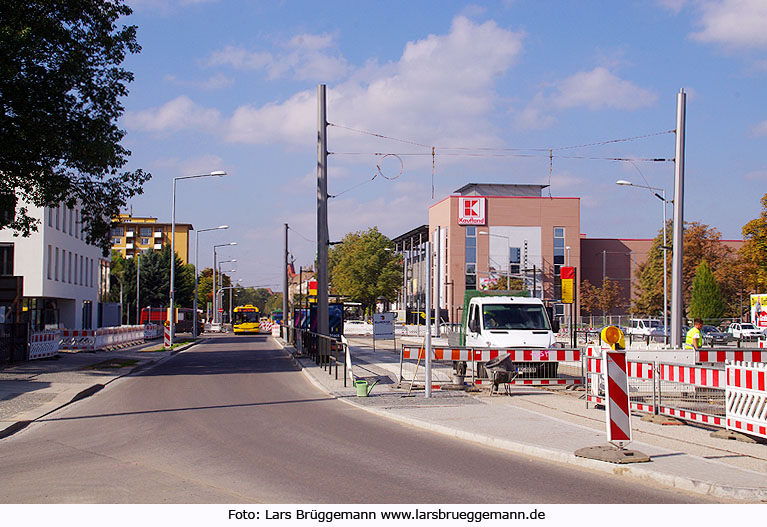 Haltestelle Spenerstraße in Dresden der Straßenbahn