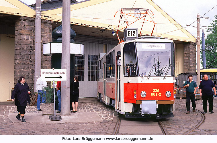 Tatra Straßenbahn - Straßenbahnmuseum Dresden - Betriebshof Trachenberge