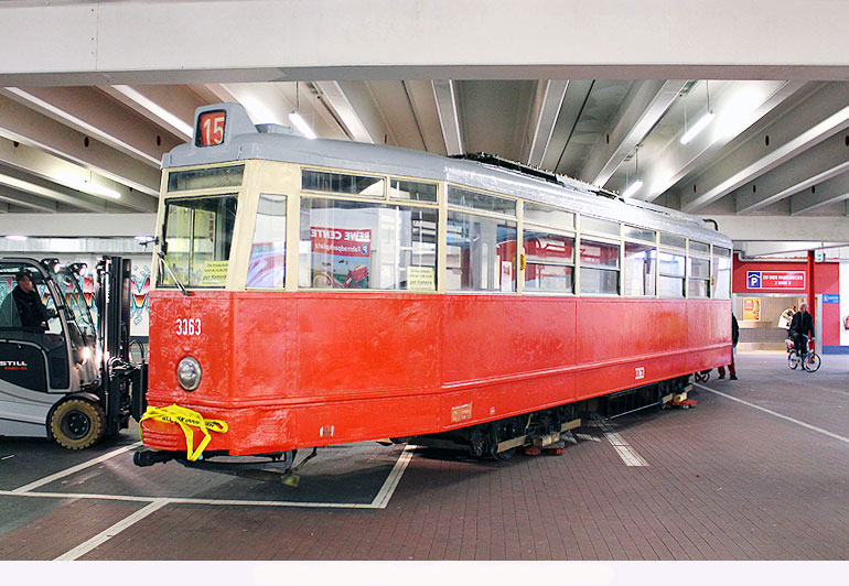 Auch das war Elektromobilät in Hamburg: Straßenbahn Betriebshof Hamburg Krohnskamp