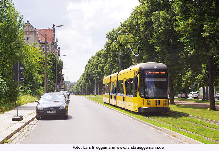 Haltestelle Nürnberger Platz der Straßenbahn in Dresden